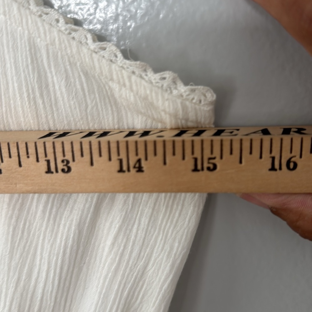 Aerie Women's White Button-Front Dress
Cottage Core Romantic Travel Size M - Picture 11 of 11